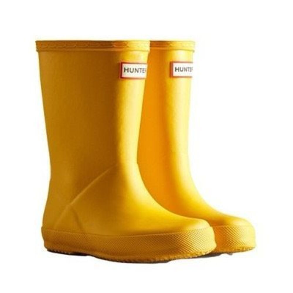Hunter Little Originals First Classic Little Kids Rain Boots Sz 5 Yellow